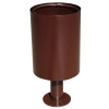 Kosz na śmieci ADO LUXOR - stal corten
