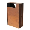 Kosz na śmieci ADO LIVRE - stal corten