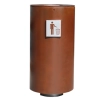 Kosz na śmieci ADO DEVA - stal corten