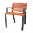 Krzesło uliczne ADO ESTROFA - drewniane