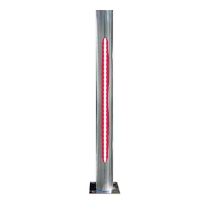 Słupek parkingowy ADO INOX LED - sygnalizator