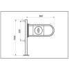 GATE MW-CH RYSUNEK TECHNICZNY