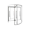 FURTKA REVOLVING DOOR Oszklona bramka