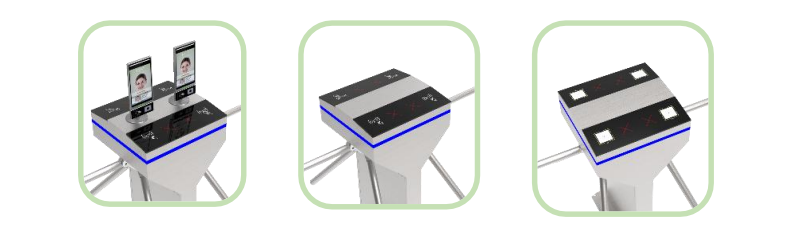 Wycięcia dla dowolnego czytnika CP-113 DOUBLE