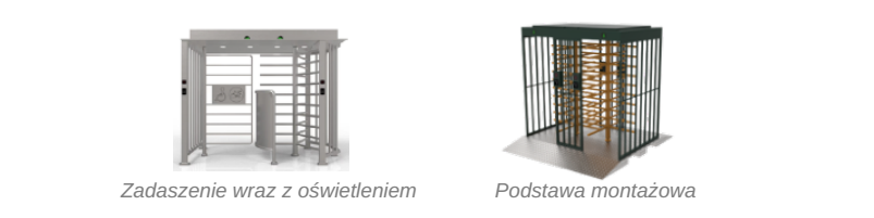 Platforma montażowa, zadaszenie, oświetlenie 