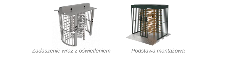 Platforma montażowa, zadaszenie, oświetlenie