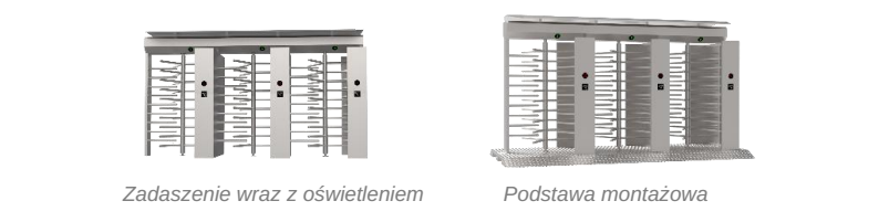 Platforma montażowa, zadaszenie, oświetlenie