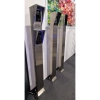 Słupek KD do domofonu i czytnika 140X80X1600 DASZKI X 2 HERZ SYSTEM - stal nierdzewna, szlifowana