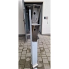 Słupek KD do domofonu i czytnika 140X80X1600 DASZKI X 2 HERZ SYSTEM - stal nierdzewna, szlifowana