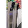 Słupek KD do domofonu i czytnika 140X80X1600 DASZEK HERZ SYSTEM - stal nierdzewna, szlifowana