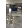 Słupek KD do domofonu 1500X200X150 daszek HERZ SYSTEM - STAL 304