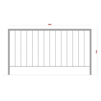 Balustrady stalowe HERZ GC - schodowe, kute