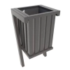 Kosz na śmieci uliczny HERZ GC 5 - metalowy