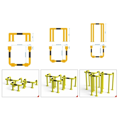 Odbojnica przemysłowa HERZ GC U4 1100 ø60,3mm