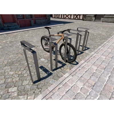 Stojak rowerowy HERZ GC ozdobny - metalowy
