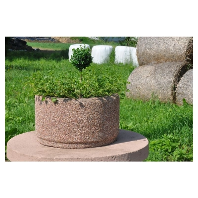 Donica betonowa okrągła 70×70 HK 204