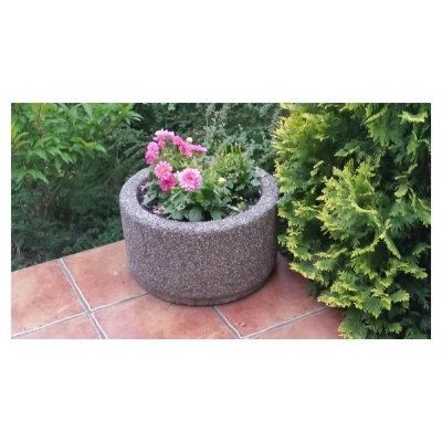 Donica betonowa okrągła 50×30 HK 201