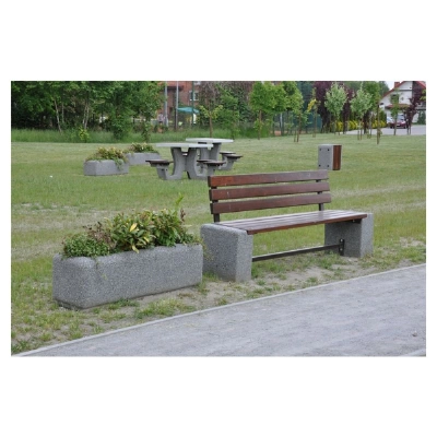 Donica betonowa prostokątna 120x40x40 HK 244
