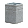 Kosz betonowy kwadratowy 40l. HK 126