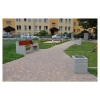Kosz betonowy kwadratowy 40l. HK 126