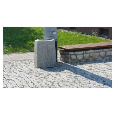 Kosz betonowy sześciokątny 70l. HK 108