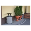 Kosz betonowy z daszkiem 70l HK 143