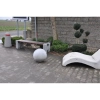 Betonowy słupek parkingowy 40cm HK 329A kula - beton architektoniczny
