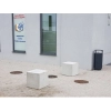 Betonowy słupek parkingowy 50cm HK 346 kwadrat - beton architektoniczny