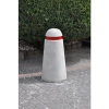 Betonowy słupek parkingowy 80cm HK 307A - taśma odblaskowa, beton architektoniczny