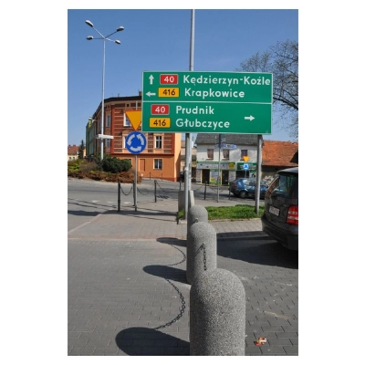 Betonowy słupek parkingowy 80cm HK 323