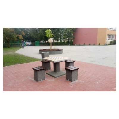 Stół betonowy do gry w szachy/chińczyka HK 514 Stół betonowy do gry w szachy/chińczyka HK 514