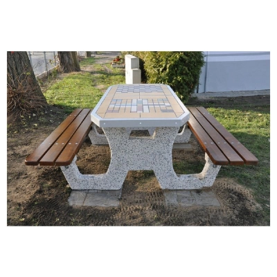 Stół betonowy do gry w szachy/chińczyka HK 503 Stół betonowy do gry w szachy/chińczyka HK 503