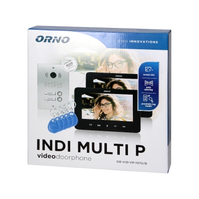 Wideodomofon ORNO OR-VID-VP-1072/B Wideodomofon ORNO OR-VID-VP-1072/B