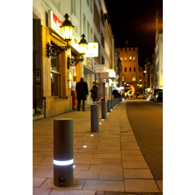 Słupek parkingowy wyjmowany oświetlony ABES LIGHTNING BOLLARD 220 LED