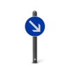Stały słupek parkingowy stalowy ABES BOLLARD 076-30