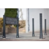Wyjmowany słupek aluminiowy ABES BOLLARD 001 3p-Technology