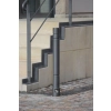 Stały słupek aluminiowy ABES BOLLARD 010