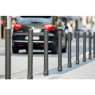 Stały słupek parkingowy aluminiowy ABES BOLLARD 027-1