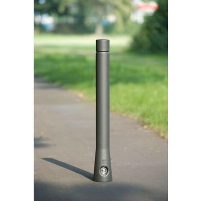 Słupek parkingowy wyjmowany aluminiowy ABES BOLLARD 043 3p-Technology