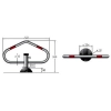 Wymiary blokady ARCO PARKY AR100