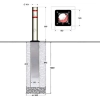Wymiary słupka ARCO PARKY AR860