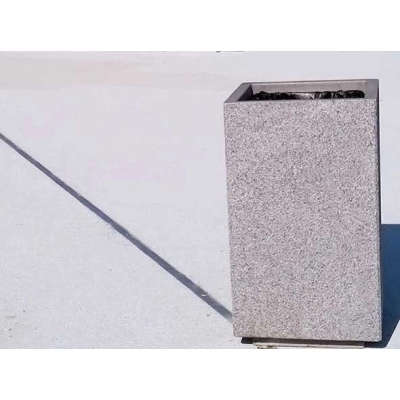 Kosz na śmieci BE KUBE - betonowy, kwadratowy