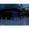 Słupek chowany półautomatyczny BE PLAZA Ø220 x 755mm, ścianka 8mm - LED