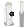 Słupek chowany półautomatyczny BE RAMBLA Ø220 x 750mm, ścianka 8mm - LED