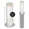 Słupek chowany półautomatyczny BE PLAZA Ø220 x 750mm, ścianka 8mm - LED