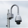 Adapter słupowy PMA-L-20  z uchwytem SBN-BOX-20 zainstalowany na słupie