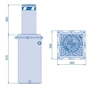 HORMANN A 275-RI-600 H - stal malowana