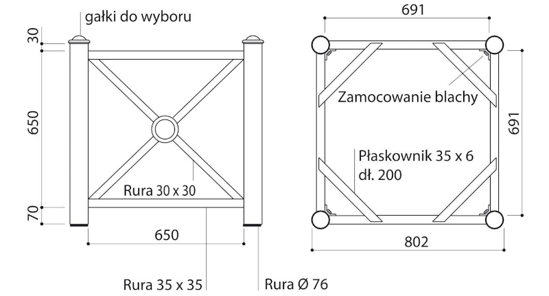 WYMIARY DONICY NA DRZEWA PROCITY PROVINCE