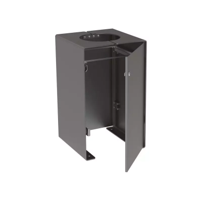 KOSZ NA ŚMIECI KUB PROCITY DREWNO STAL - 120 l worki