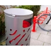 KOSZ NA ŚMIECI Z PODWYŻSZONĄ POKRYWĄ WENECJA PROCITY STAL - 80 l z wiadrem lub 120 l bez wiadra